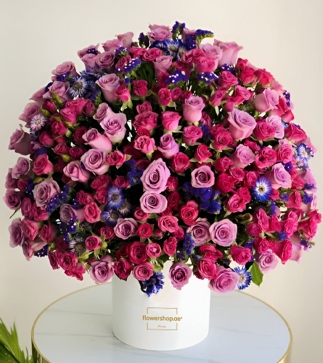 صندوق قبعات بلوسوم هارموني، زهور