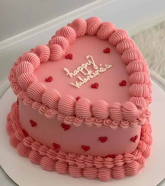 كعكة فالنتاين بلوش، عيد الحب