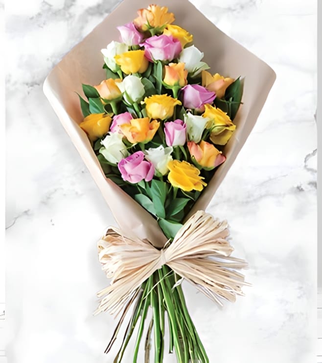 باقة من السعادة، ورود