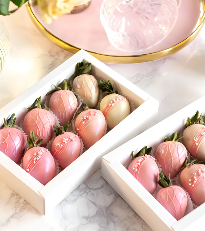 فراولة بالشوكولاتة والشمبانيا