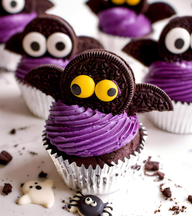 كعكات الخفافيش الساحرة