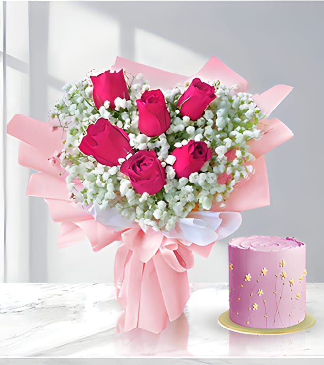 حزمة الحب الوردية الساحرة