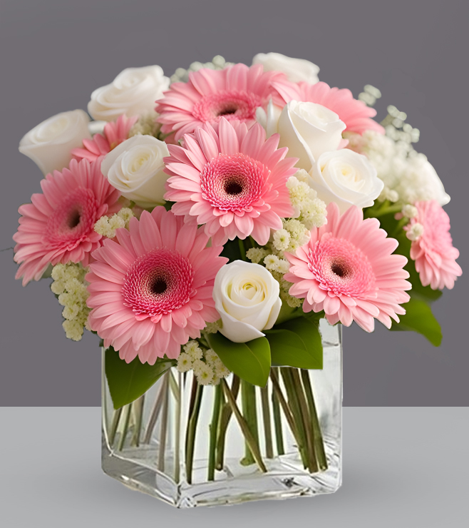 تناغم الأزهار المبهجة