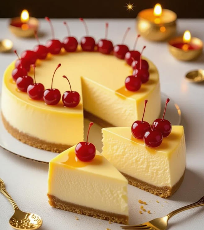 تشيز كيك الكرز كراون