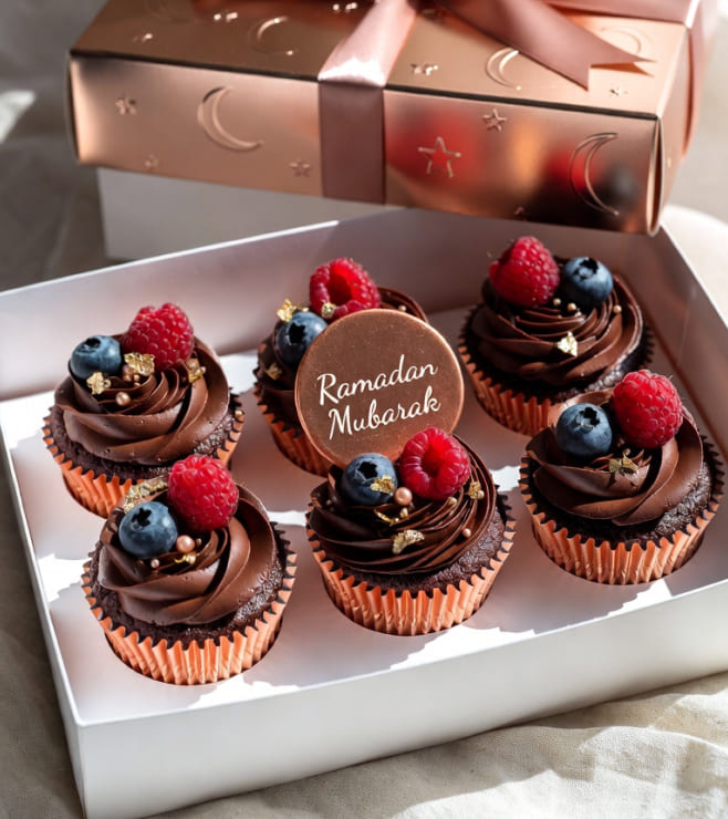 Choco Berry Ramadan Cupcakes, Ramadan Gifts