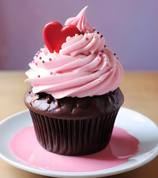 Choco Blush Cupcakes