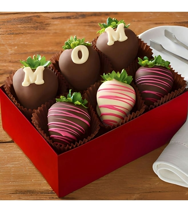 أحب أمي التوت المغطى بالشوكولاتة