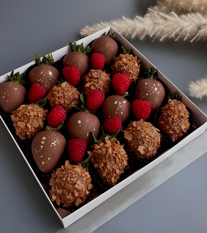 Chocolate Crunch Strawberries
