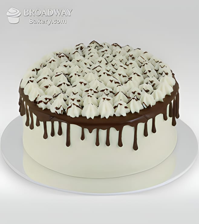 كعكة الكاسترد لمحبي الشوكولاتة