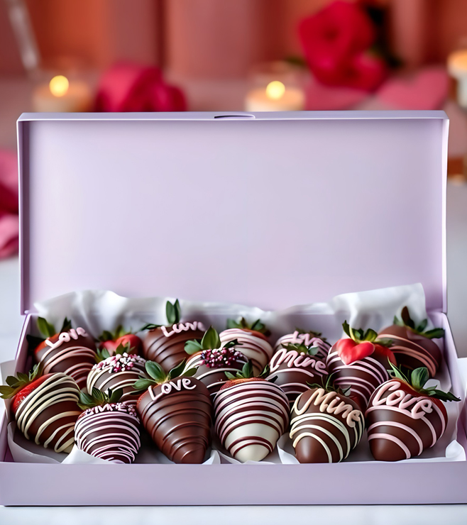 شوكولاتة كلاسيكية بنكهة الفراولة