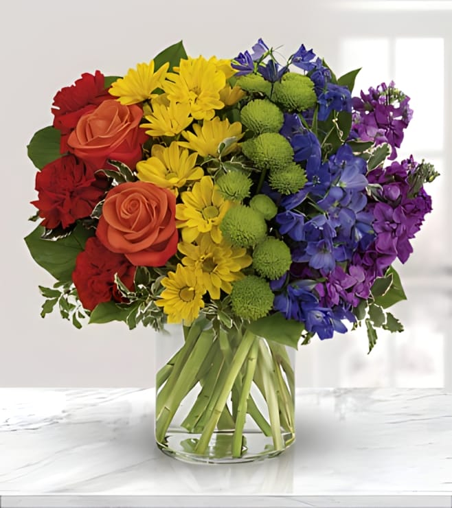 باقة ألوان السعادة