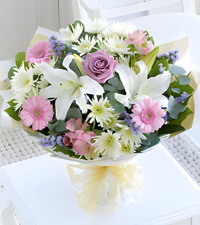 حديقة الريفية مربوطة يدويًا، ورود