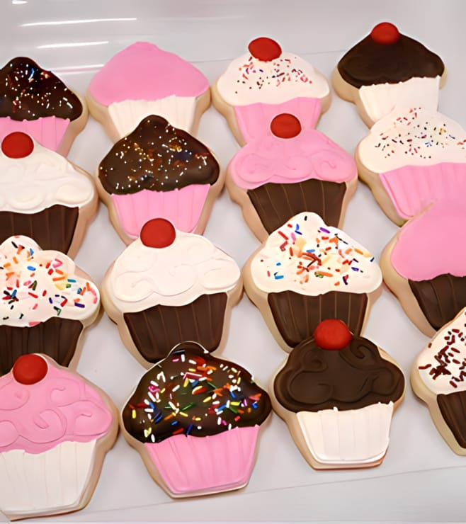 Cutesy Cupcake Cookies, Cookies