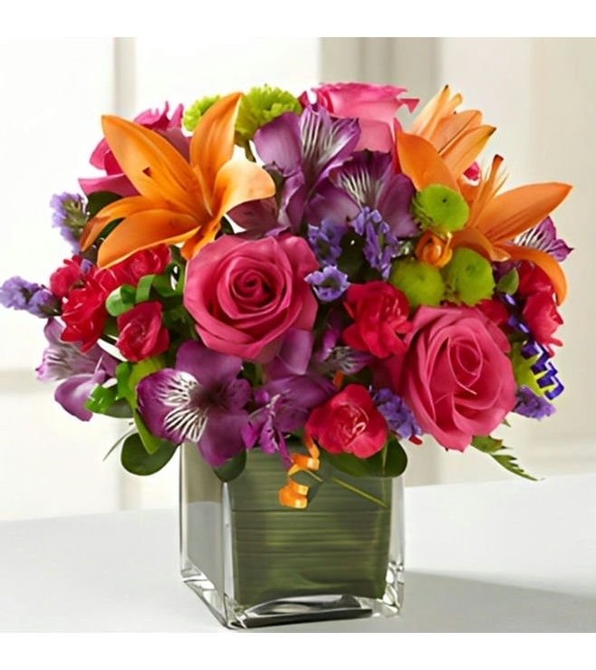 باقة أزهار عيد ميلاد