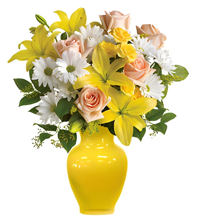 الأقحوان وأشعة الشمس، الزهور