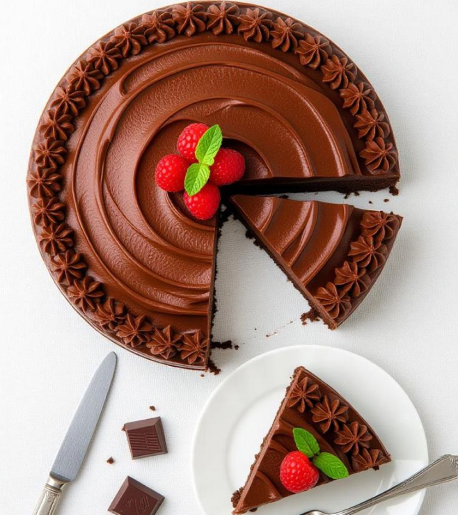 كعكة غاناش بالتوت الفاخر