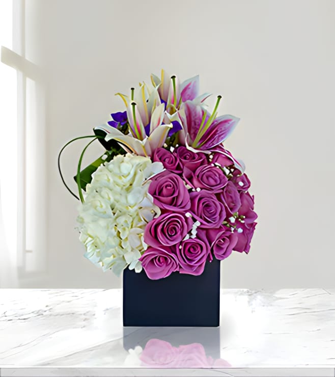 أزهار نضرة رقيقة