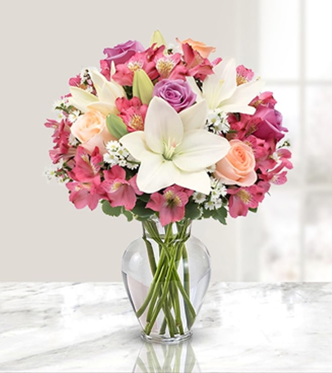 باقة الزهور الفاخرة الرقيقة