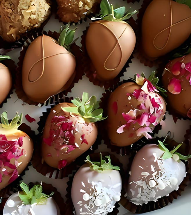 عجائب الفراولة المغطسة