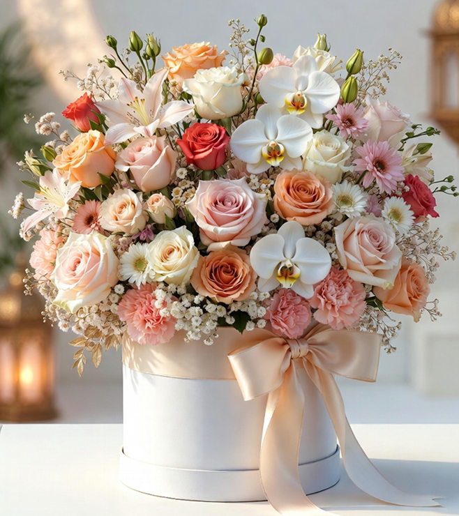 Eid Floral Charm Hatbox