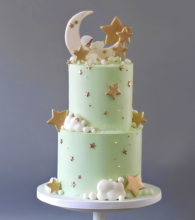 كعكة احتفال عيد مبارك