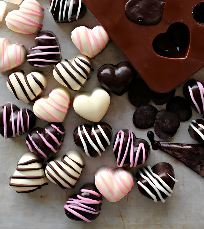 خطوط شوكولاتة أنيقة