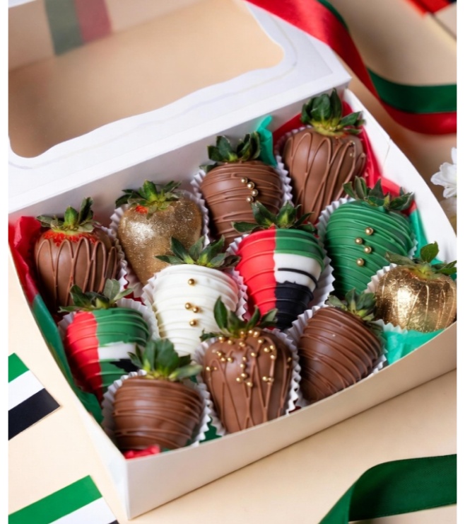 Emerald Emirates Dipped Strawberries
