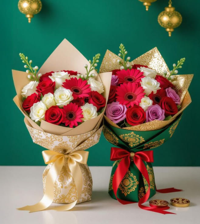 باقة الفرح الأبدي، زهور