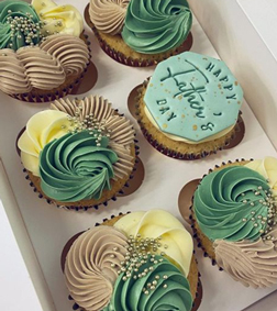 كب كيك دوامات عيد الأب