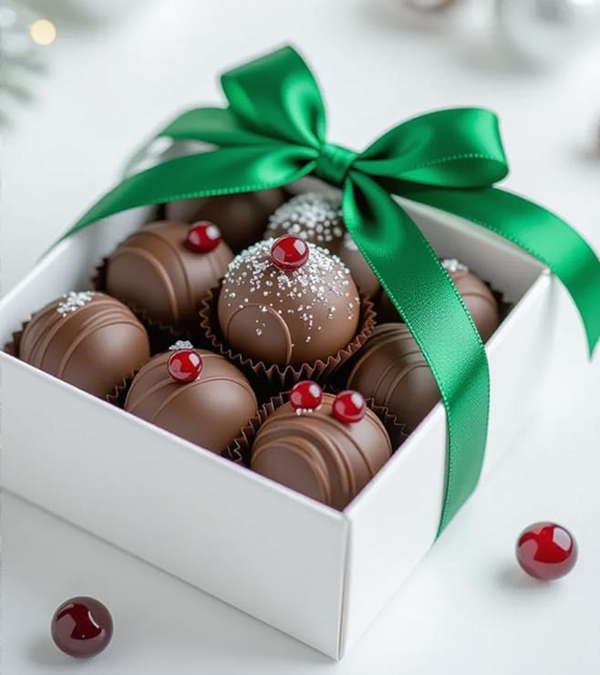 Festive Gold Truffles