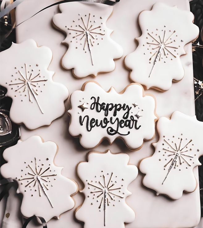 كعكات الألعاب النارية المتلألئة