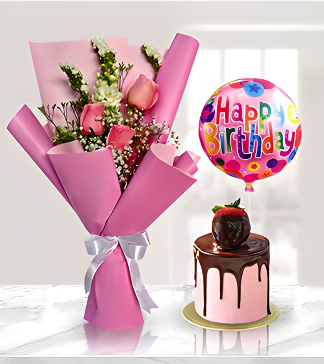 حزمة احتفال أول أحمر خدود