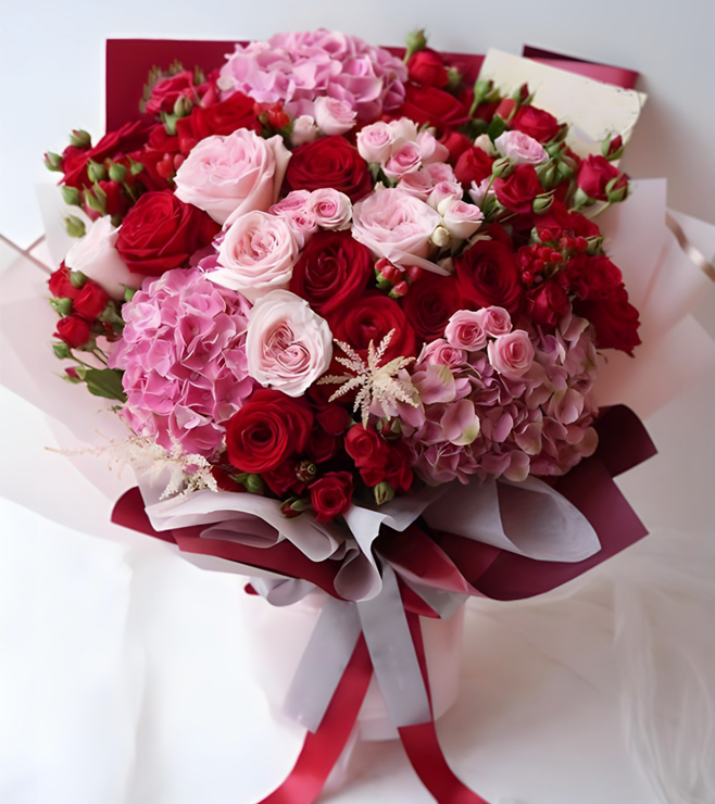 باقة زهور خيالية، باقات يدوية