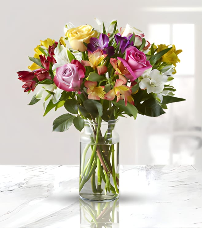 باقة الابتسامات والشمس المشرقة