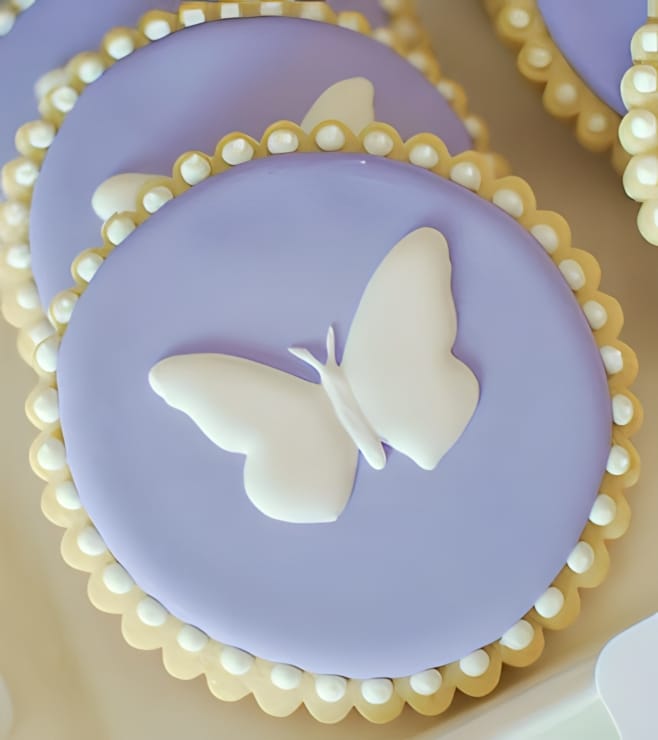 Flutterby Purple Cookies, Cookies