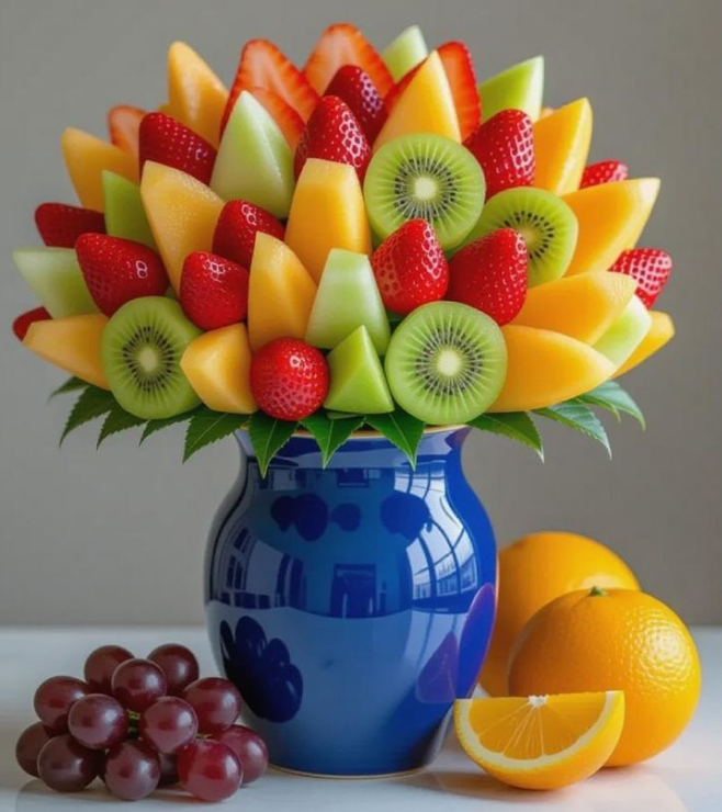 باقة فواكه طازجة