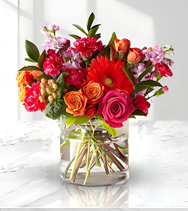 باقة زهور حديقة البهجة