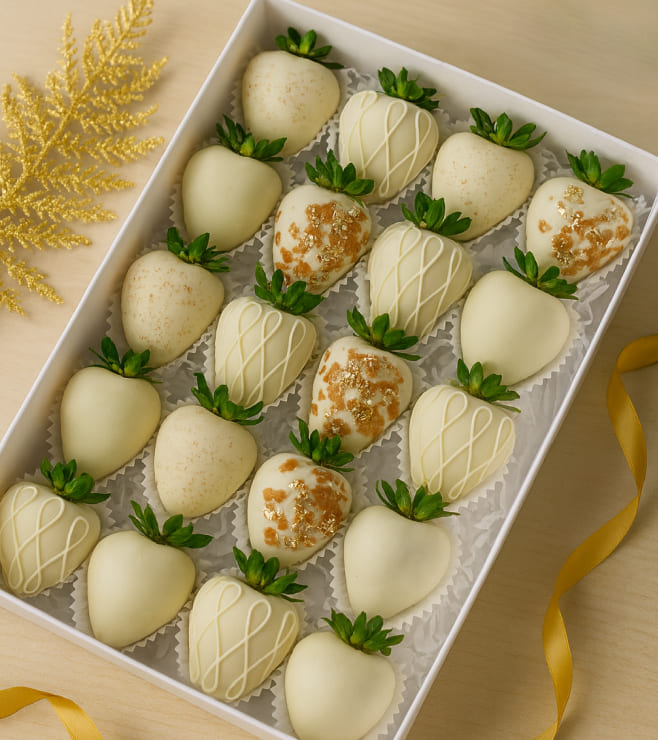 Gem-Kissed Dipped Strawberries, Ramadan Gifts