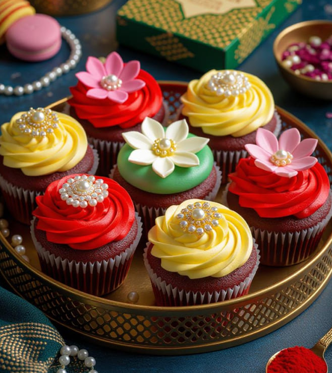 Gilded Garden Cupcakes