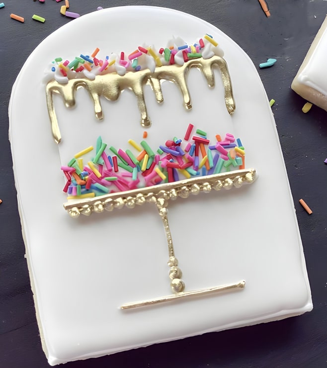 Gilded Birthday Cookies, Cookies