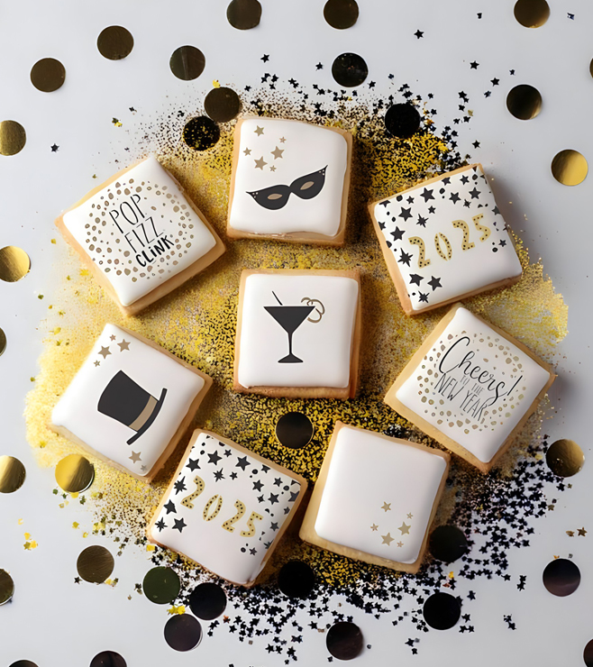 كعكات العد التنازلي الذهبية