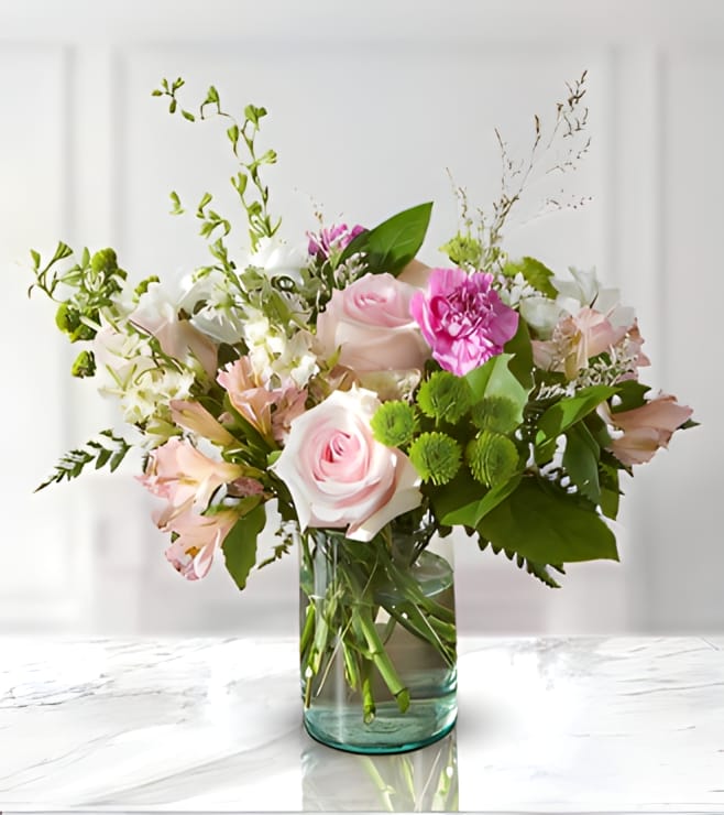 السعادة هي مزهرية