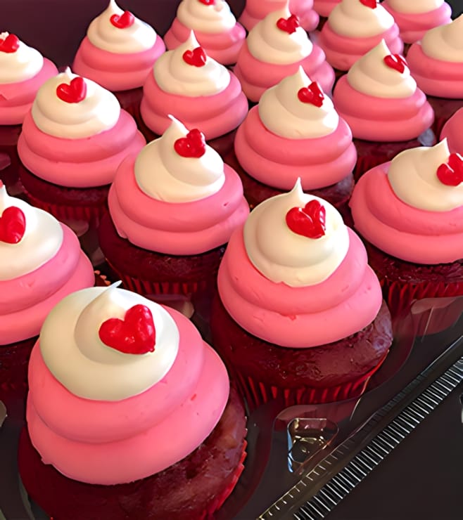 Heart's Delight Cupcakes, Cupcakes