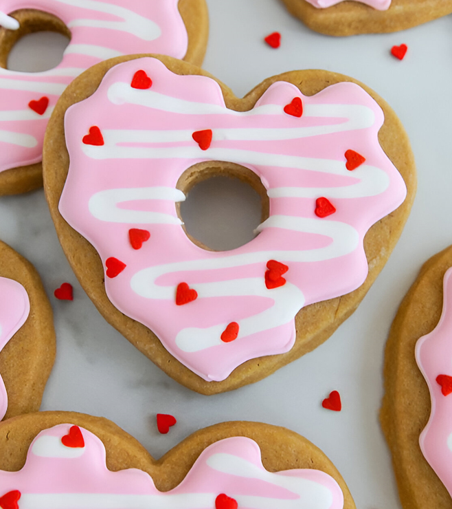 Heart Donut Cookies, Cookies