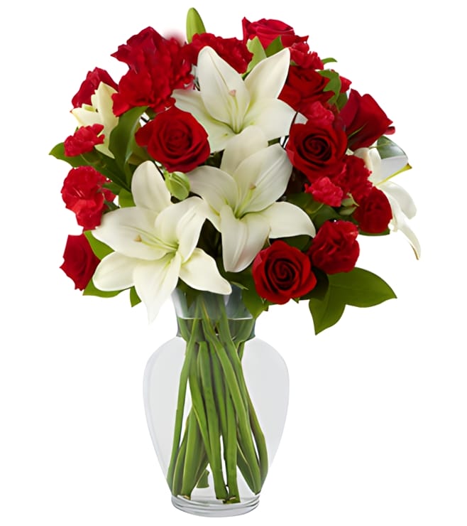 باقة قلوب متناغمة، قرنفل