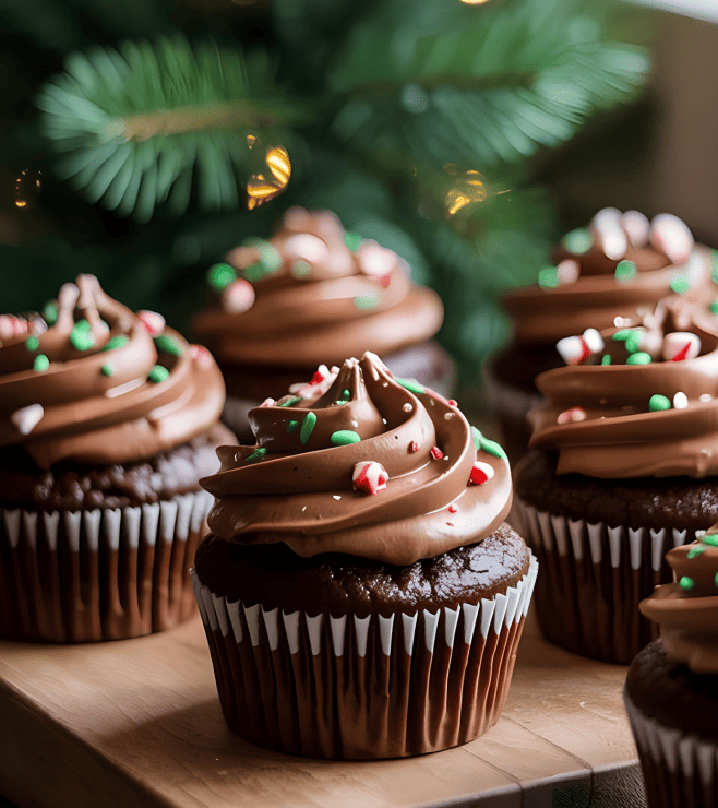 Holiday Cheer Cupcakes