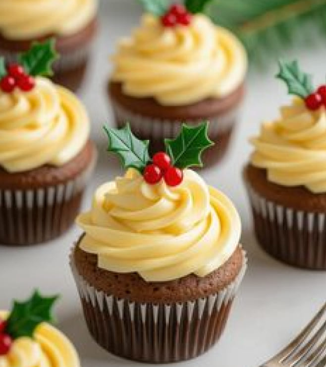 Jingle Joy Cupcakes