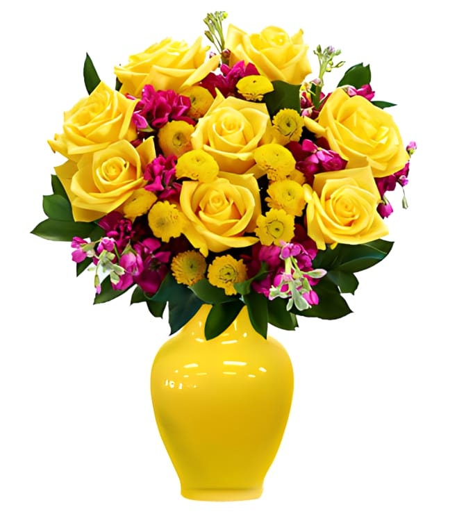 باقة يوم سعيد، زهور