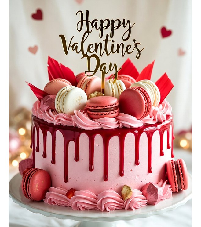 الحب ينتصر كعكة وردية