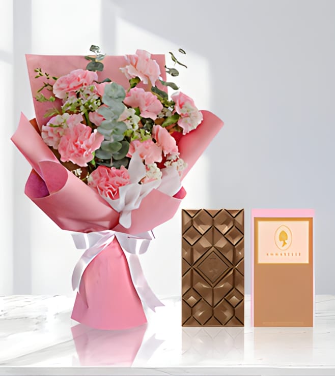 حزمة العناية باللون الوردي المحبوب